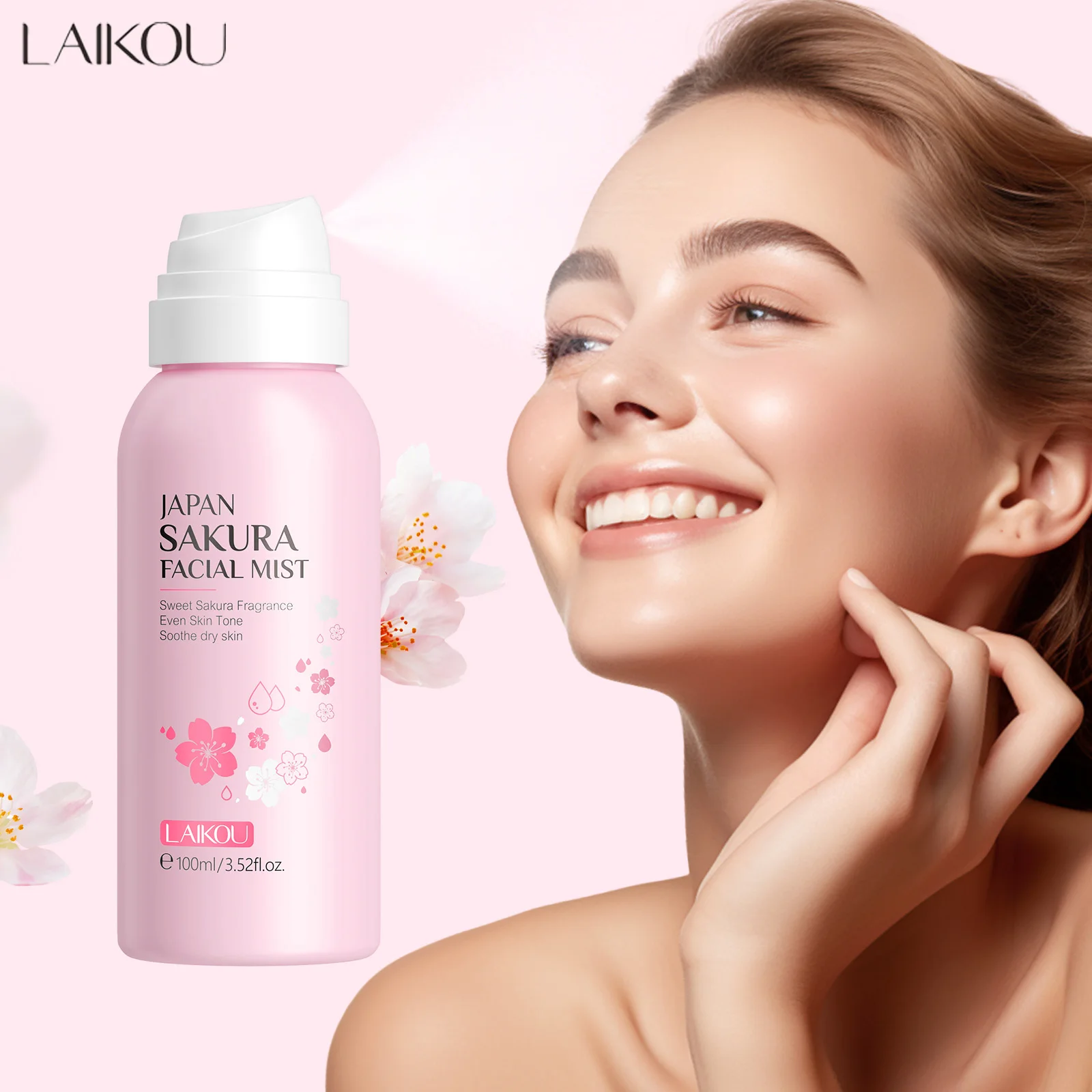 Niacinamide Brightening Serum - LAIKOU Sakura Facial Mist Brightening Spray