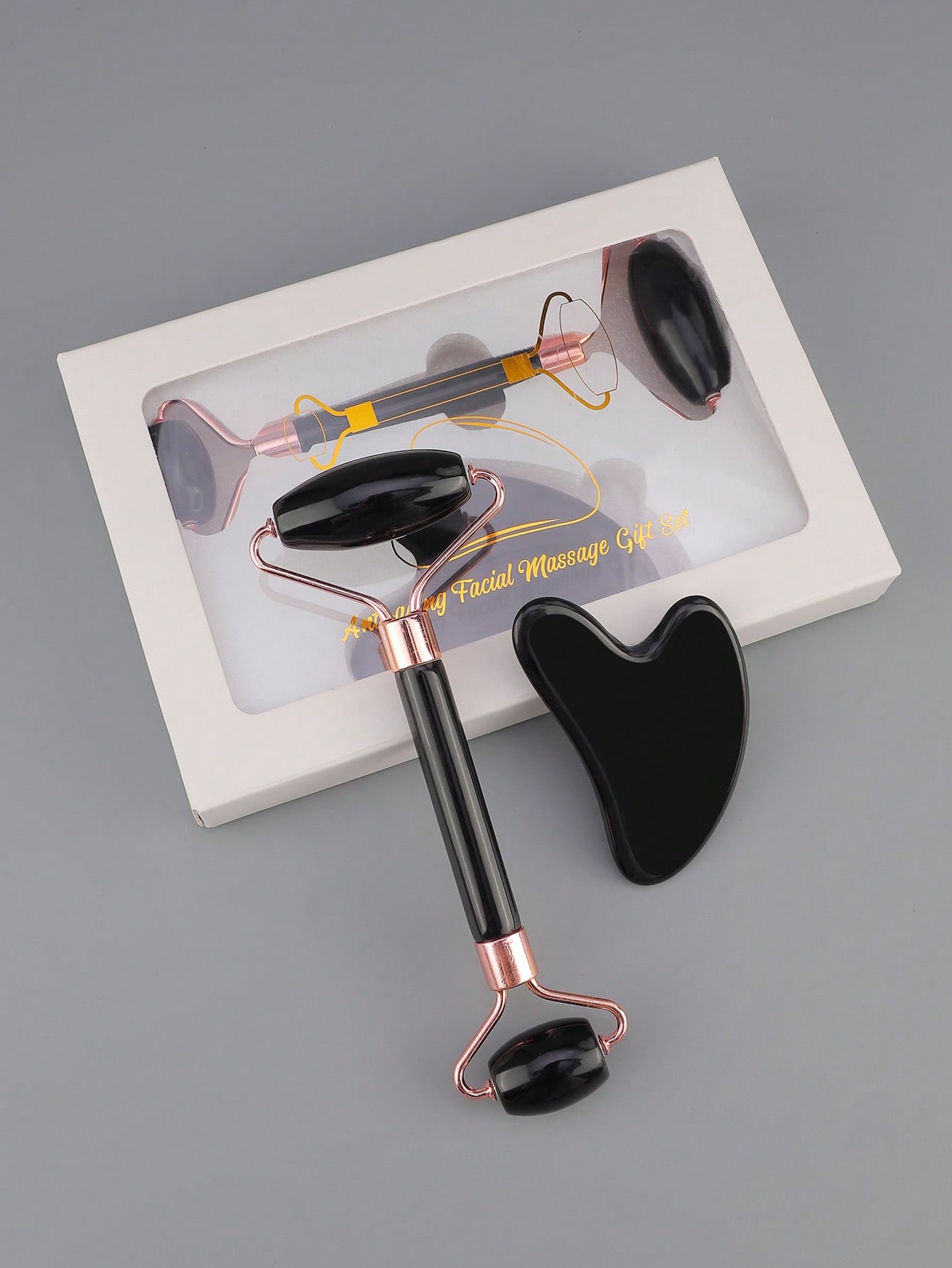 Skincare Indonesia - New 2pcs/Set Gua Sha Facial Massage