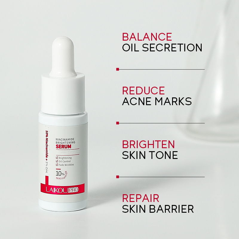 LAIKOU PRO Niacinamide 4Pcs Br - Niacinamide Brightening Serum ulasan dan harga