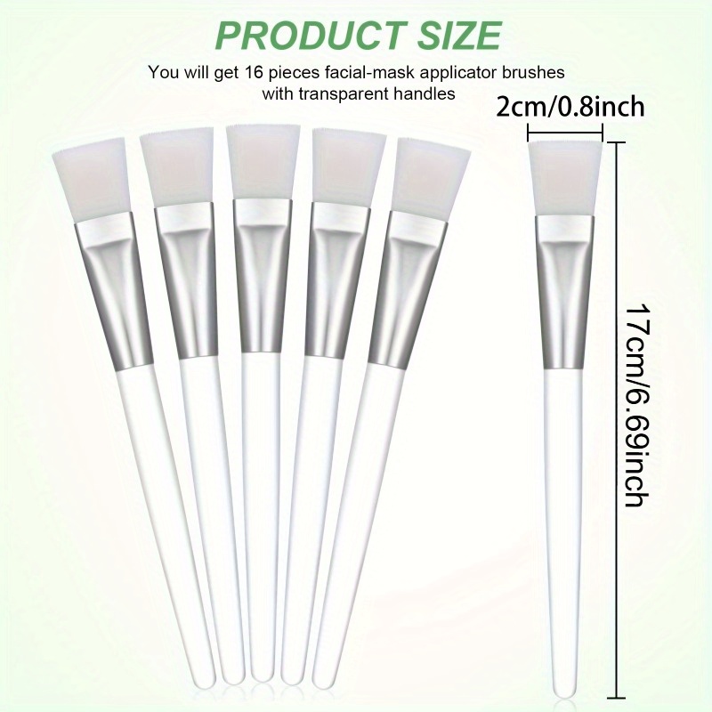 5pcs Soft Facial Mask Brush wi - Skincare Indonesia ulasan dan harga