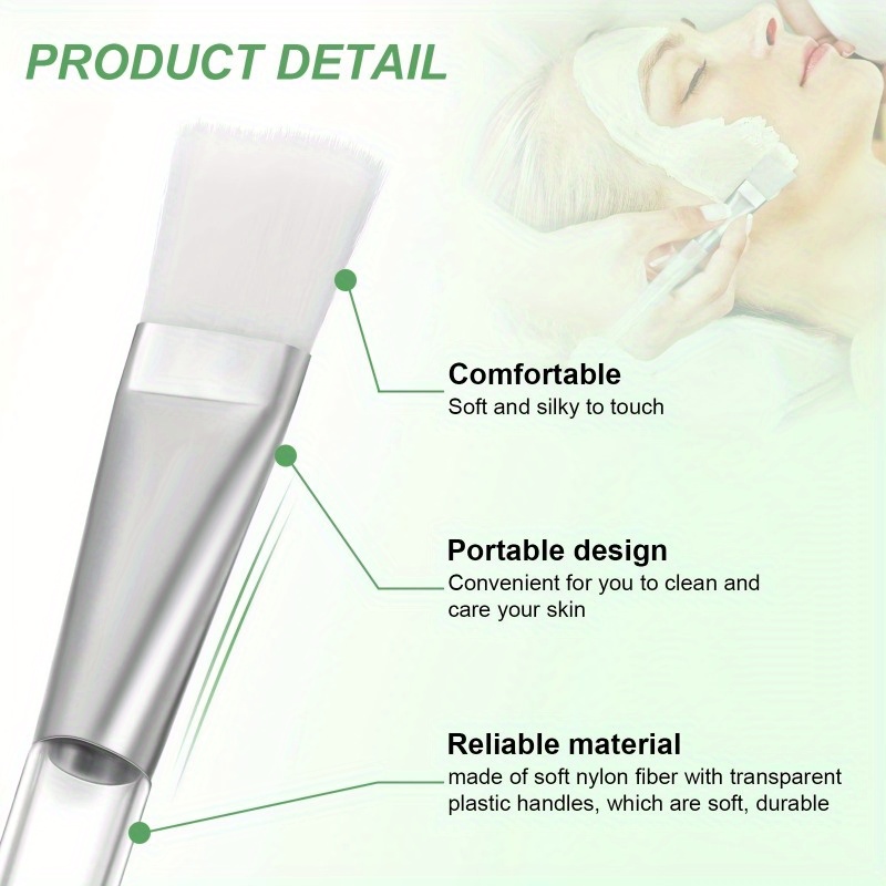 5pcs Soft Facial Mask Brush wi - Skincare Indonesia ulasan dan harga