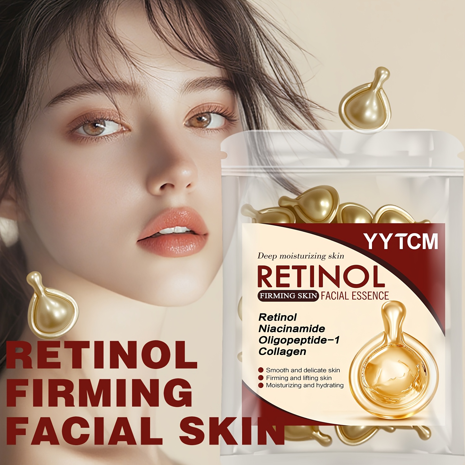 Retinol Firming Facial Moistur - Niacinamide Brightening Serum ulasan dan harga