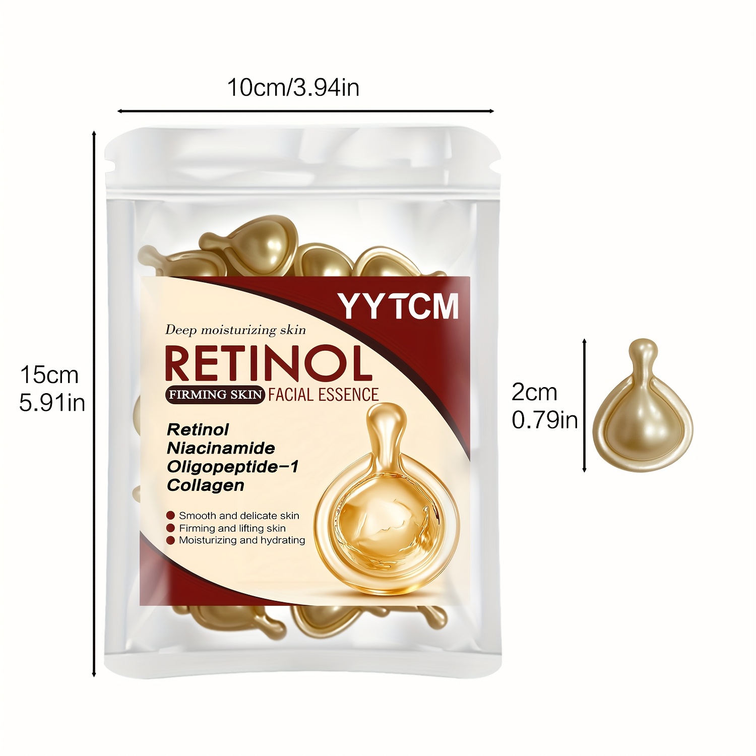 Retinol Firming Facial Moistur - Niacinamide Brightening Serum ulasan dan harga