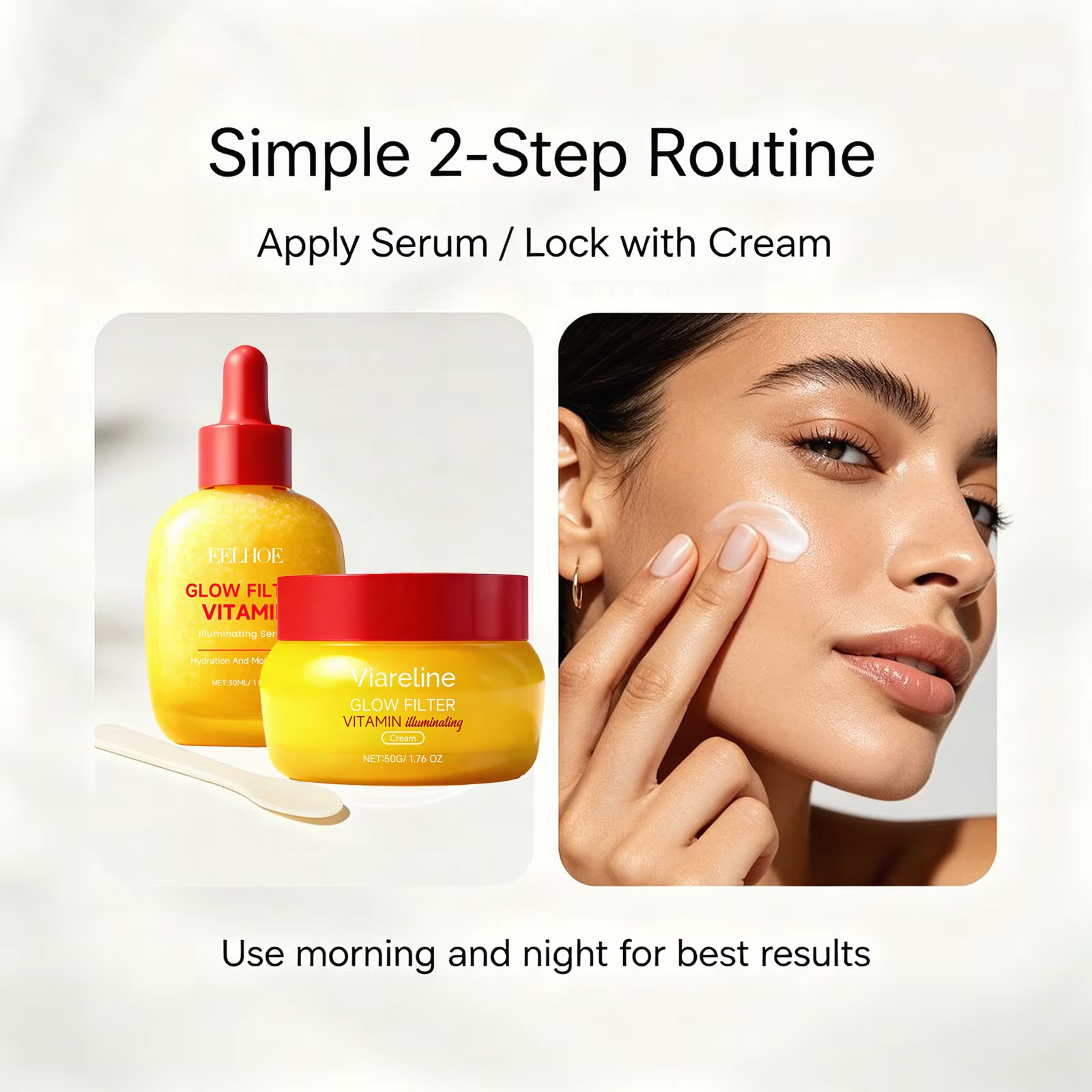 Korean Skincare Glow Filter Vi - Niacinamide Brightening Serum ulasan dan harga
