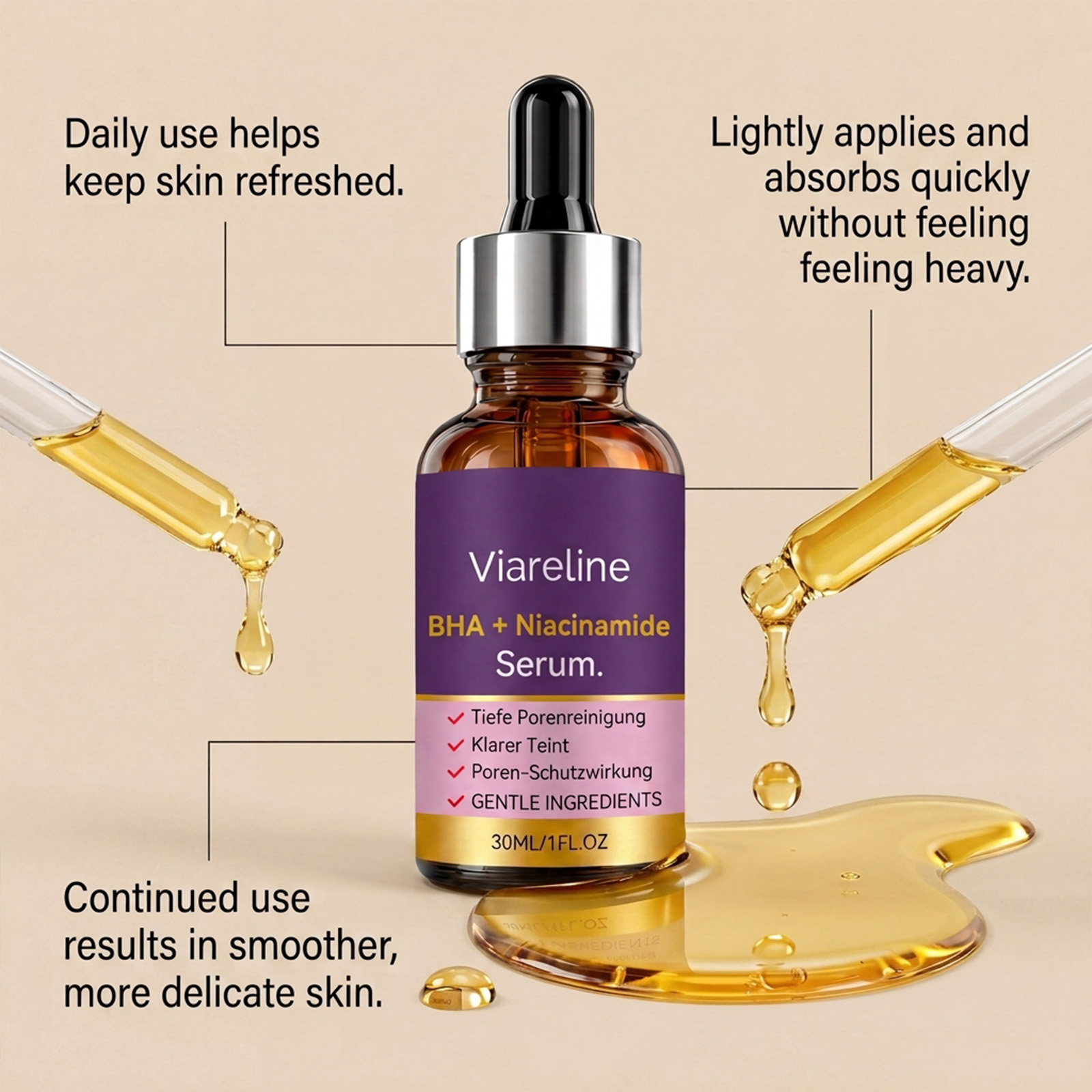 Salicylic Acid Niacinamide Ser - Niacinamide Brightening Serum ulasan dan harga